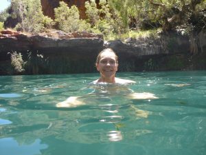 Das Wasser war wirklich kalt